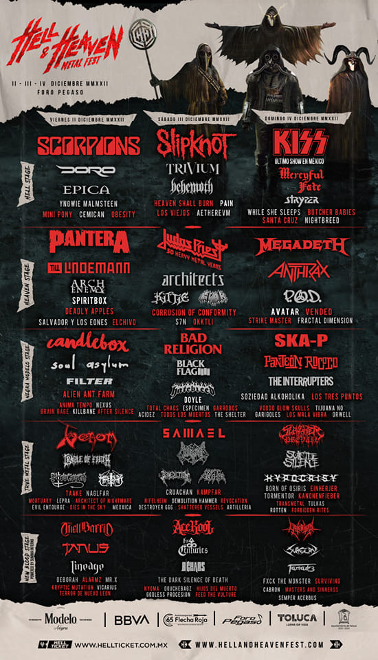 Lineup - Hell & Heaven Metal Fest 2022
