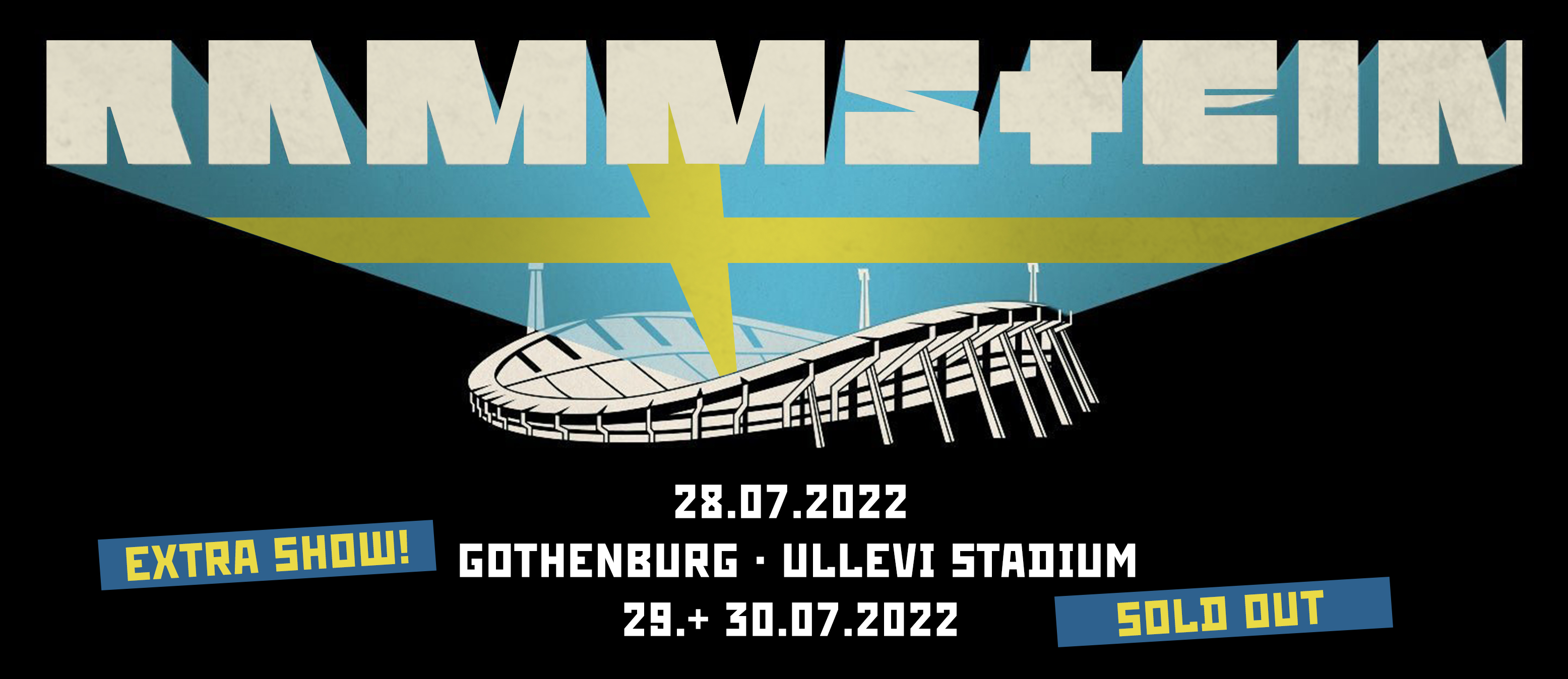 Nueva fecha Gotemburgo Ullevi Stadium 28.07.22