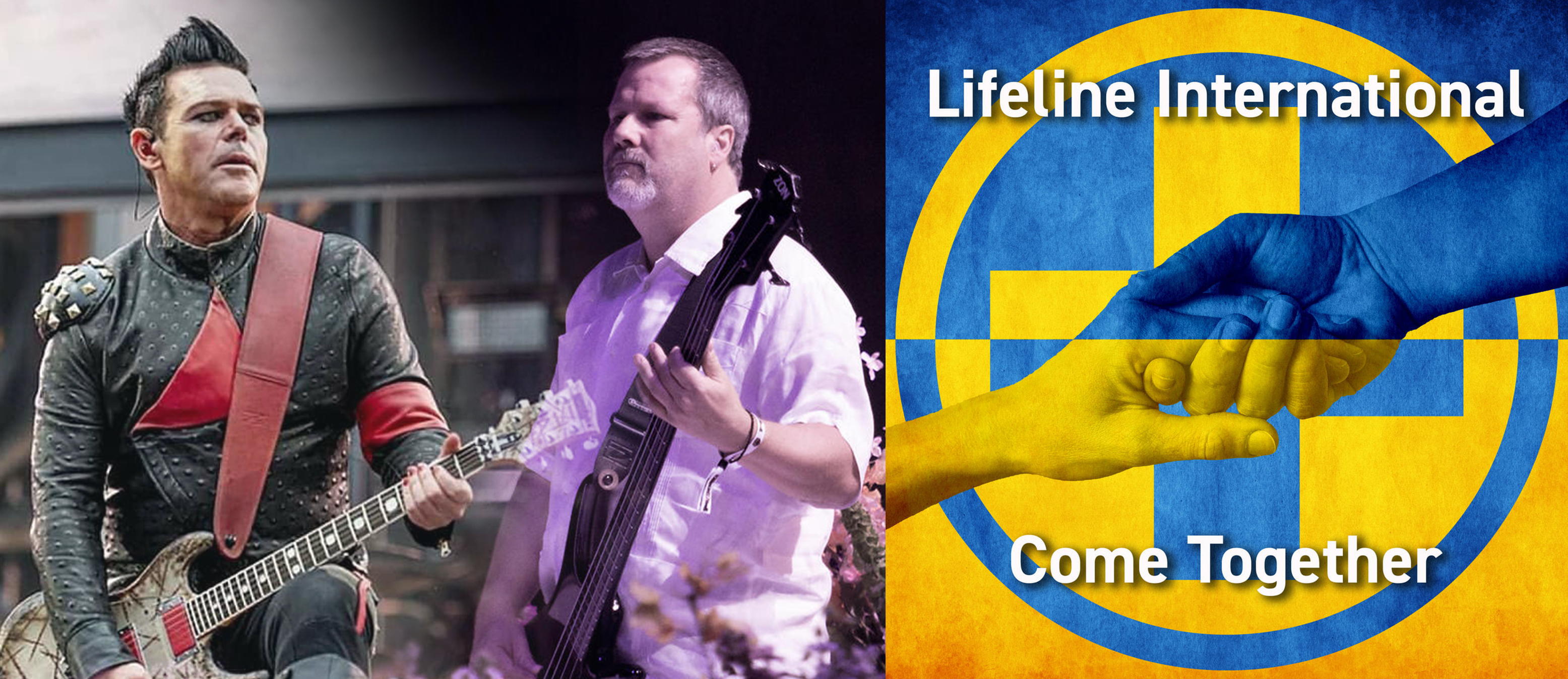 Richard Z Kruspe guitarrista de Rammstein y el basjista de Faith No more Bill Gould graban cover de Come Togheter (The beatles) en apoyo a Ucrania.