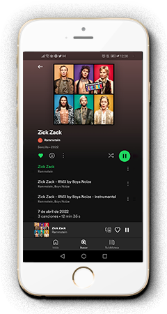 Zeit Rammstein Single on Spotify